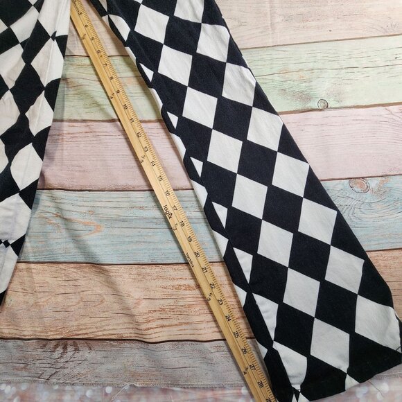 Motel Rocks Denim XS Checkerboard Pants Womens Cotton & Spandex - Picture 9 of 12